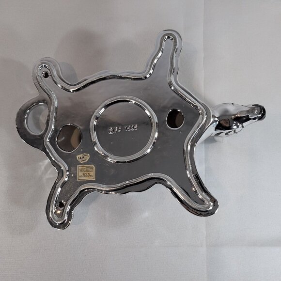 Fitz and Floyd Silver Zebra Soap Trinket Dish Faux Glaze MATCH BOOKENDS Vintage - Picture 9 of 16